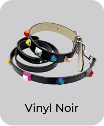 Vinyl Noir - Collar + Leash Bundle